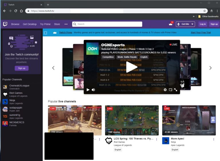 Starting a Twitch Stream